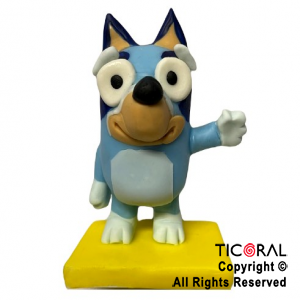 ADORNO PERRITO BLUEY PORCELANA FRIA x 1
